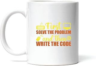 Gift for Software and Computer Engineers Coding Solutions and Problem Solving Gifts for Programmers 11oz 15oz White Coffee Mug