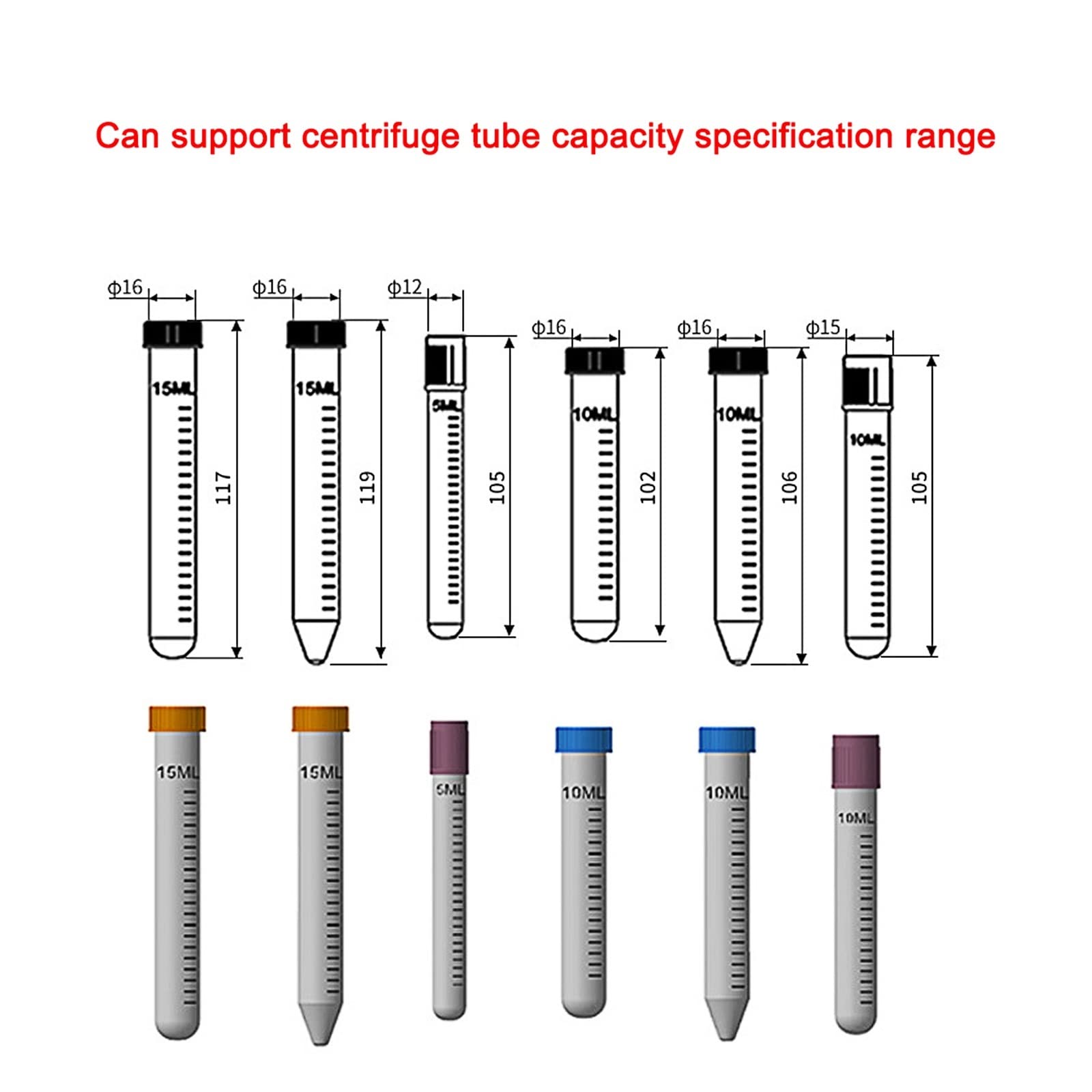 Sérum d'isolat de PRP de Machine de Pratique médicale de centrifugeuse de Laboratoire électrique de 4000RPM avec Le Tube de centrifugeuse de 5mL 10mL 15mL
