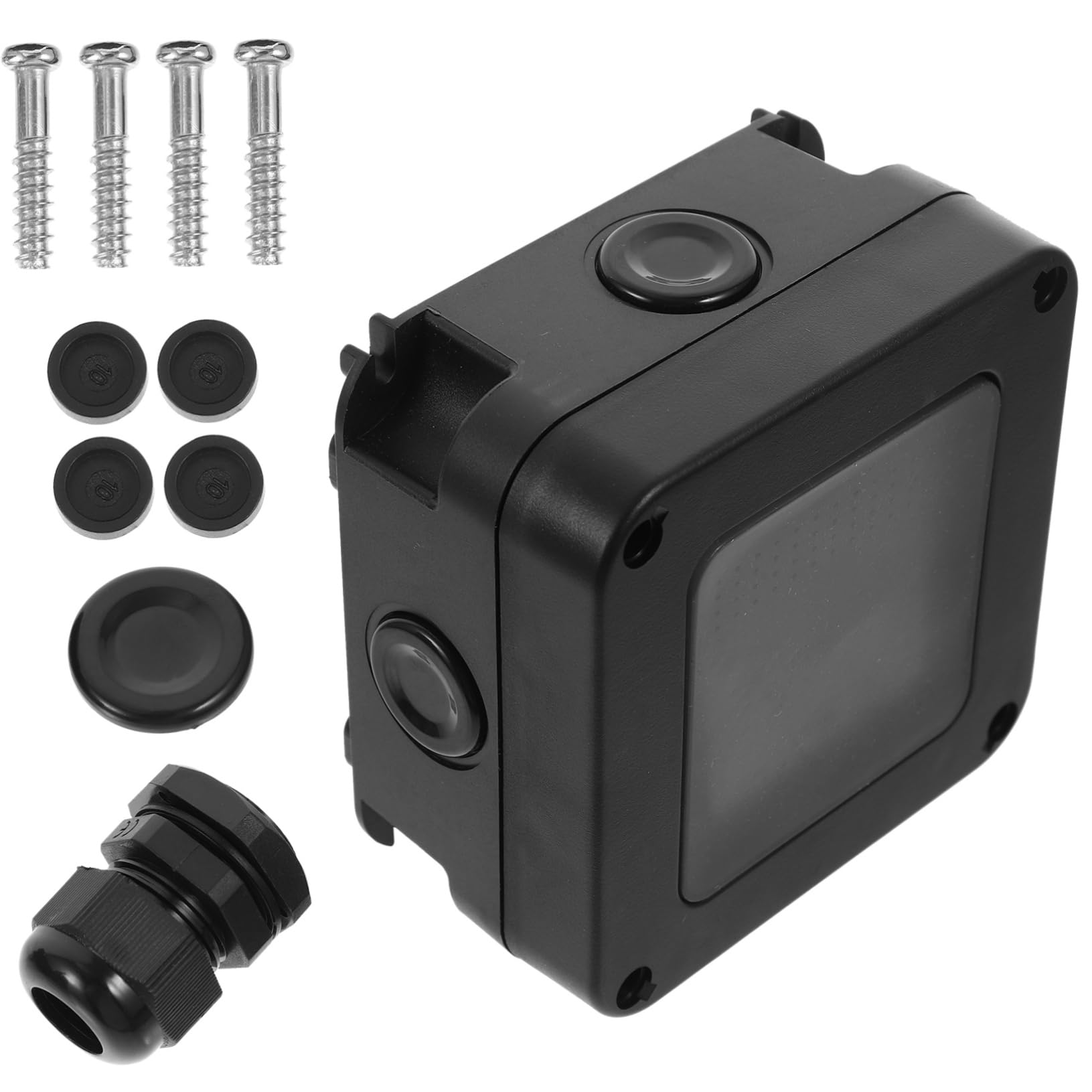 Alipis 5 Sätze Wetterfeste Außensteckdose Robuste Wandsteckdose für Badezimmer Einfache Installation Langlebig Sicher Anwendung Praktisch Schützend Outdoor Steckdosenbox