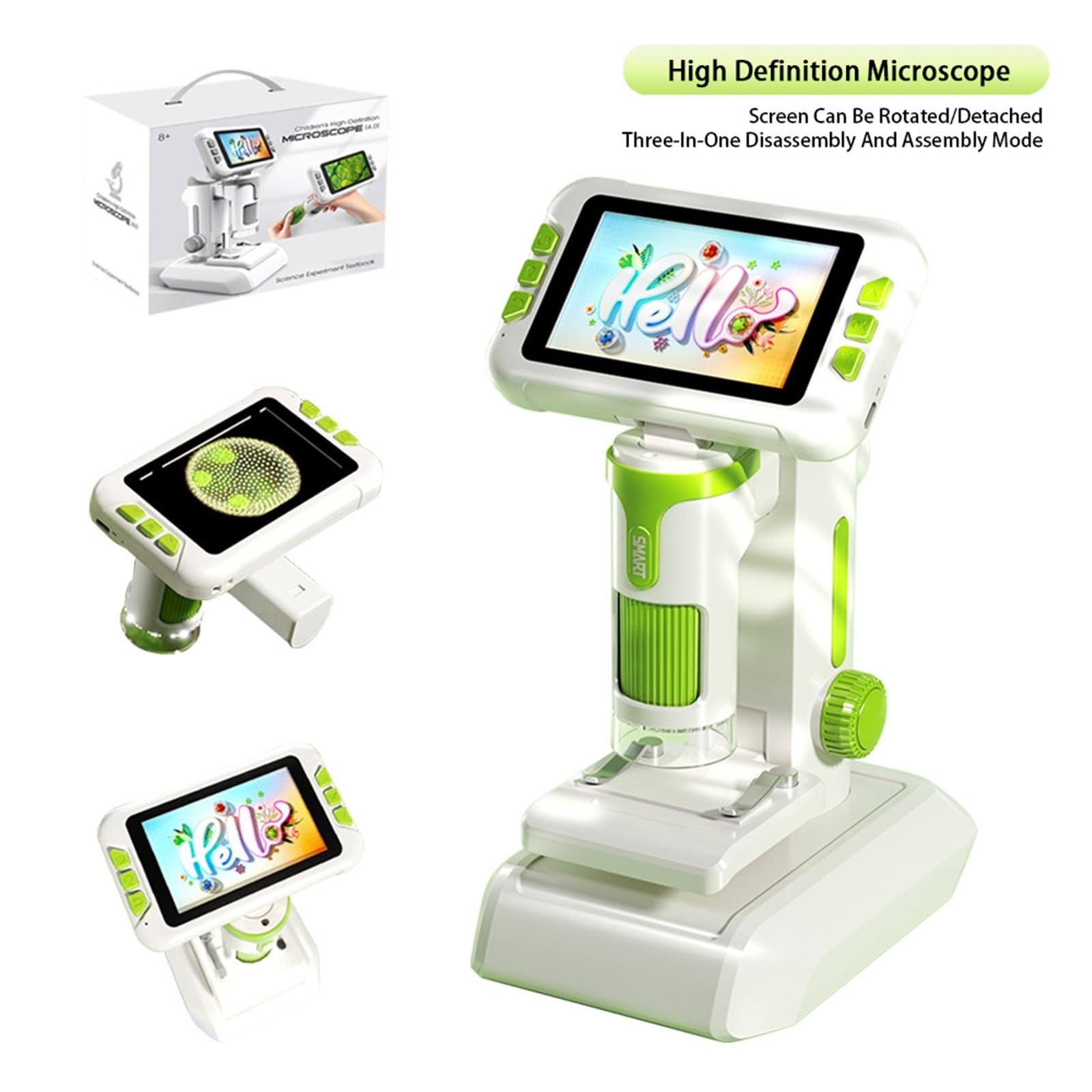 2Pcs Microscopio Digitale P01
