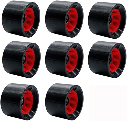 SzBlaZe - Paquete de 8 ruedas de 2.283in x 1.535in, ruedas de patinaje cuádruple 95 A con rodamientos para patinaje de doble fila o accesorios de SzBlaZe - Paquete de 8 ruedas de 2.283in x 1.535in, ruedas de patinaje cuádruple 95 A con rodamientos para patinaje de doble fila o accesorios de