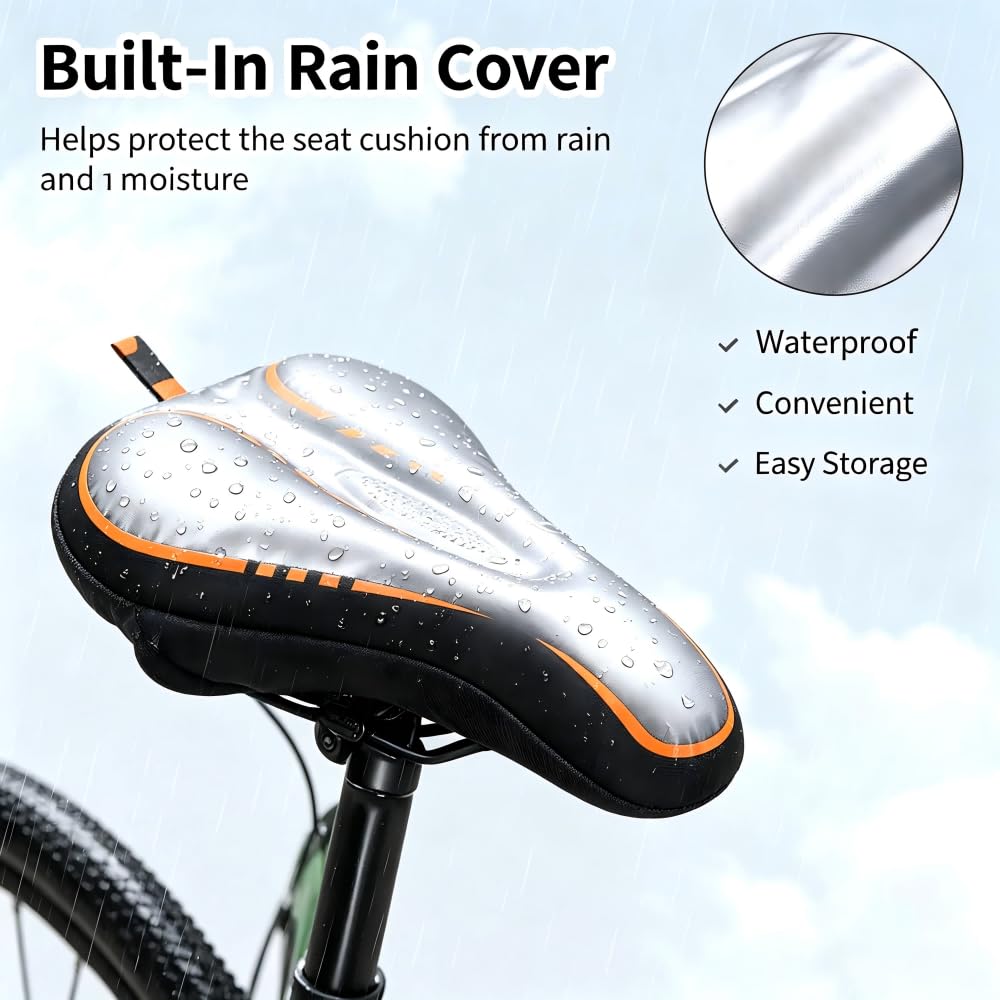 Coprisella per Bicicletta per Specialized Camber Expert 29 2018 | Morbido Coprisella Bici, Copri Sella Bicicletta Comoda in Memory Foam a Doppio Strato