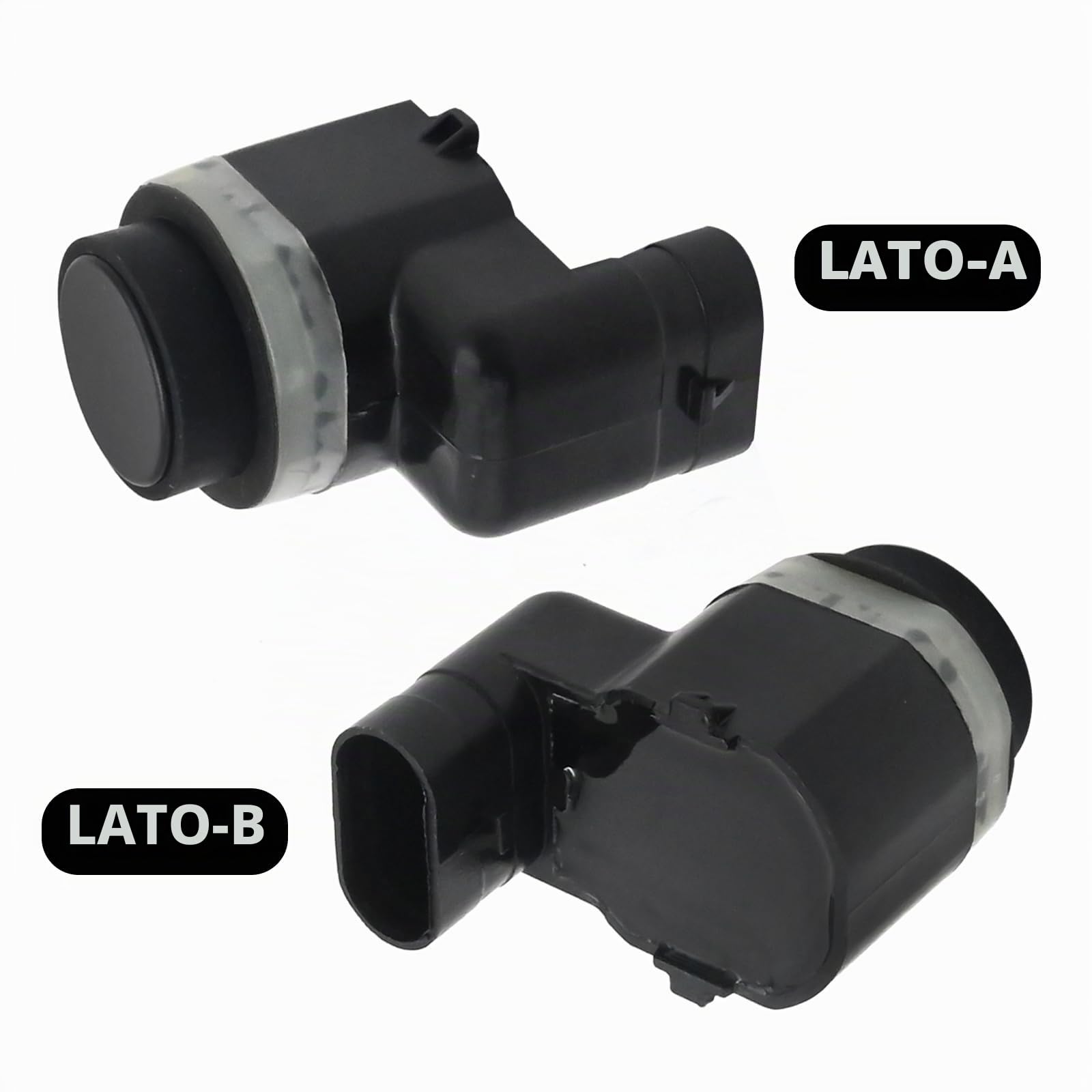 4 sensori di parcheggio PDC anteriori e posteriori, sensore di assistenza al parcheggio per paraurti nero, ricambio per Ford Galaxy Mondeo MK4 S-Max, ricambio per Volvo C30 S40 S60 V40 V50