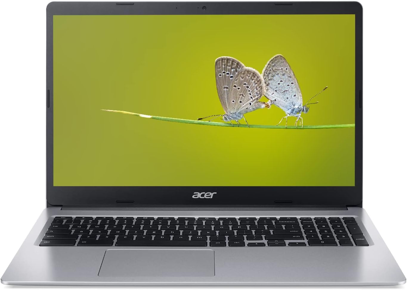 Acer 2023 15" HD Premium Chromebook, Intel Celeron N Processor 2.78GHz Turbo Speed, 4GB Ram, 64GB SSD, Ultra-Fast WiFi Up to 1700 Mbps, Full Size Keyboard, Chrome OS, Arctic Silver Color-(Renewed)