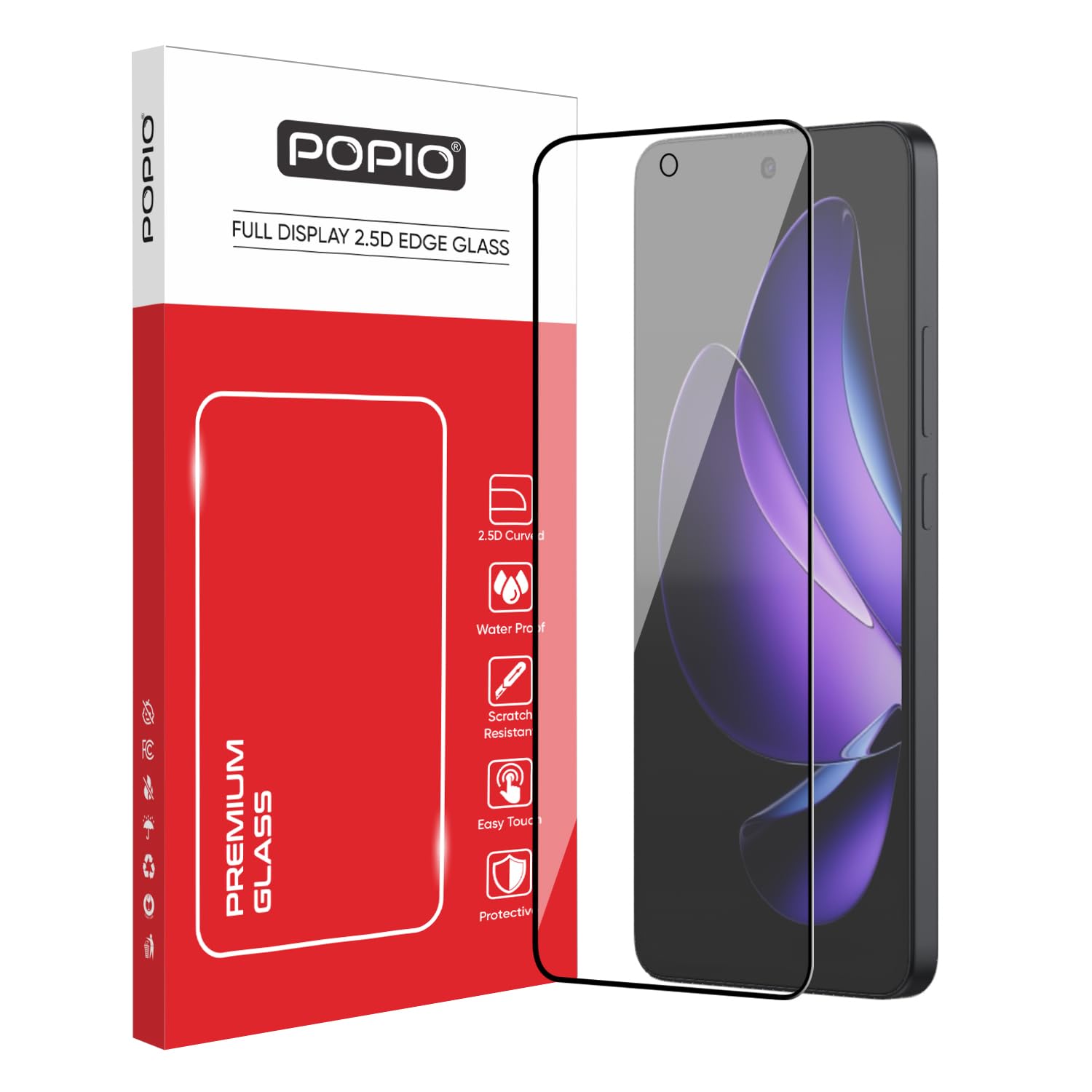 POPIO Military-Grade Gorilla Tempered Glass for Redmi Note 17 | 9H Hardness, Edge-to-Edge, Bubble-Free — Amazon image 21
