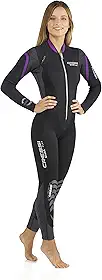 Roupa de mergulho feminina com zíper frontal para atividades aquáticas - Bahia & New Bahia Flex