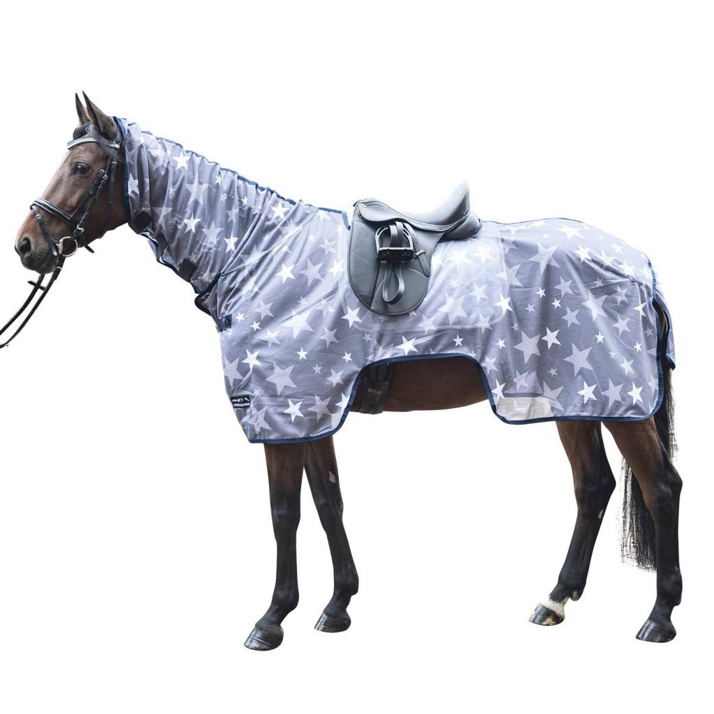 Hkm Hkm 4057052159695 Fly Rug -Stars-9512 Grey/White 135