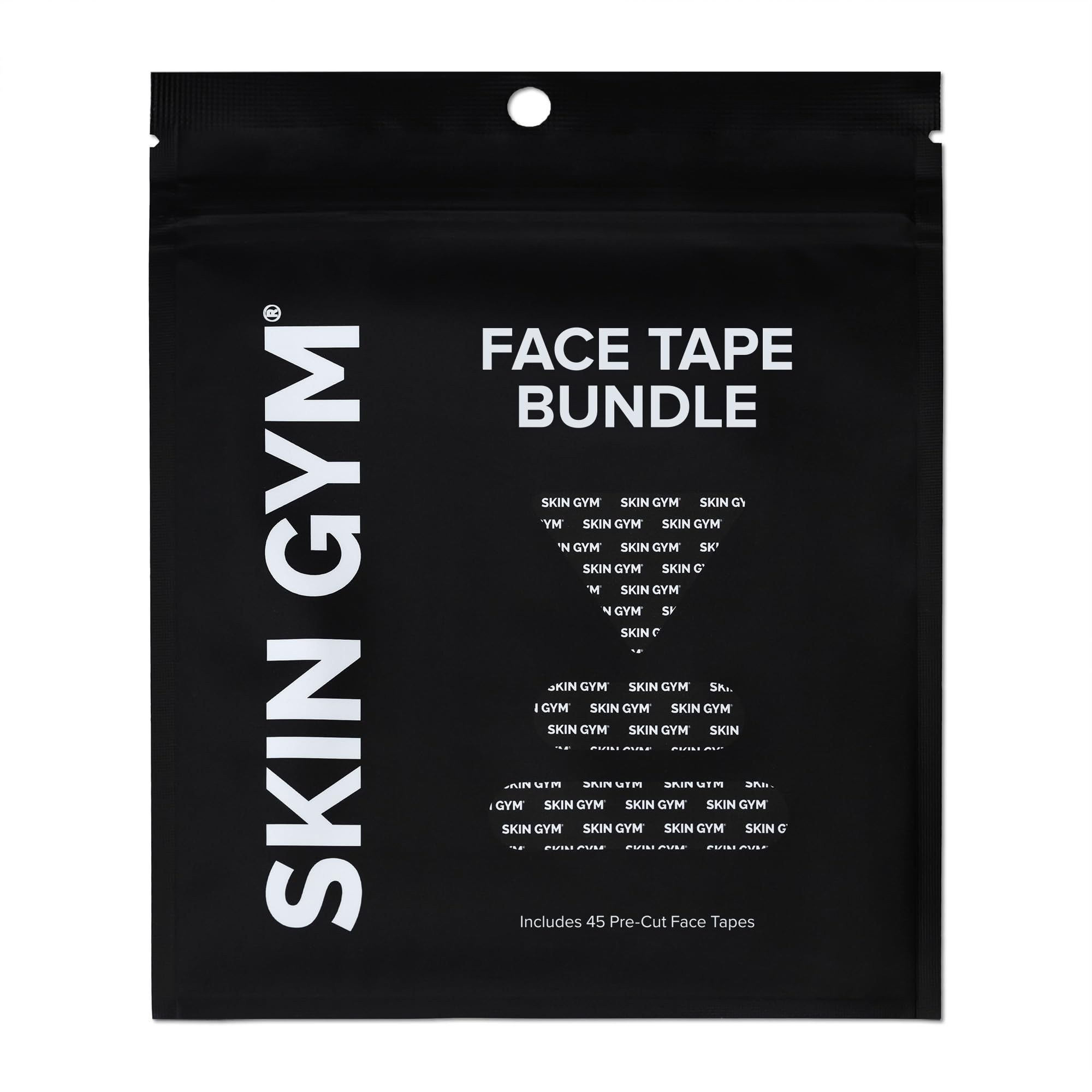 Skin Gym Face Tape Wrinkle Patch Bundle, 45 Pre-Cut Overnight Strips