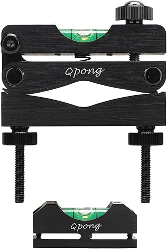 Kit de nivelación de alcance Herramienta de nivelación magnética de nivel de alcance Sistema de nivelación de burbujas de alta precisión (abrazadera