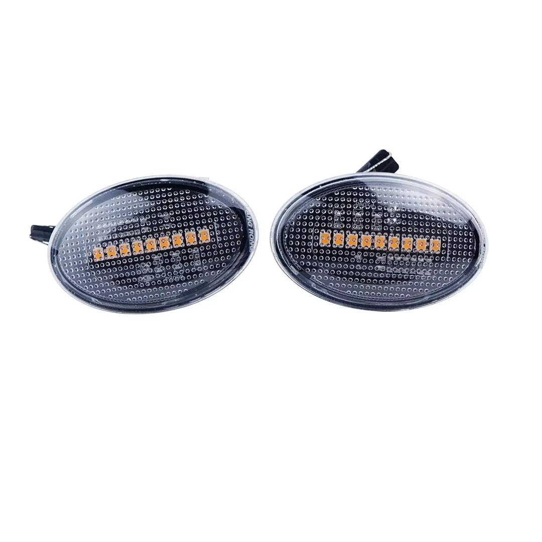 Rufutle Side Marker Lights for Ford Fiesta MK 3/4 Mondeo MK1 Transit K6 MK7 Street KA, 2pcs Side Marker Indicator Turn Signal Repeater Light