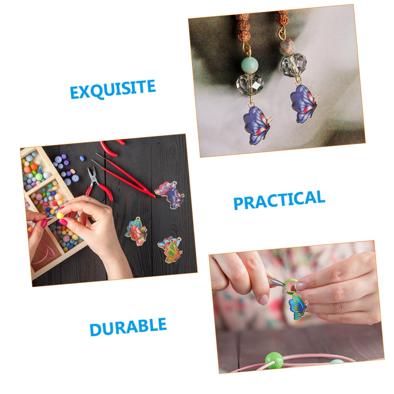 Tofficu Ciondolo Farfalla Ciondoli A Farfalla Colorati Bracciali Colorati Ciondoli Ciondoli Accessorio Per Gioielli Farfalla Ciondoli Per La Realizzazione Di Collane Lega