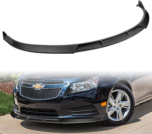 Q1-TECH, borde de parachoques delantero compatible con Chevrolet Cruze 2011 - 2014, alerón de labio de parachoques delantero, kit divisor de cuerpo