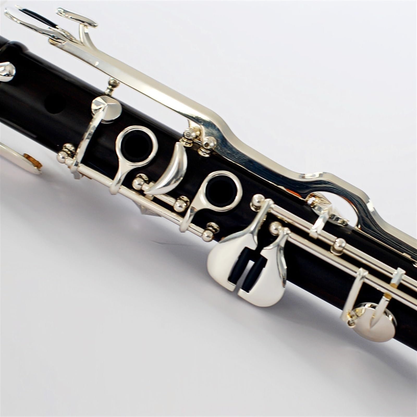 Klarinetteninstrument Klarinette Aus Versilbertem Ebenholz Mit G-Klappe Professionelle Performance-Klarinette Schwarzes Holzblasinstrument