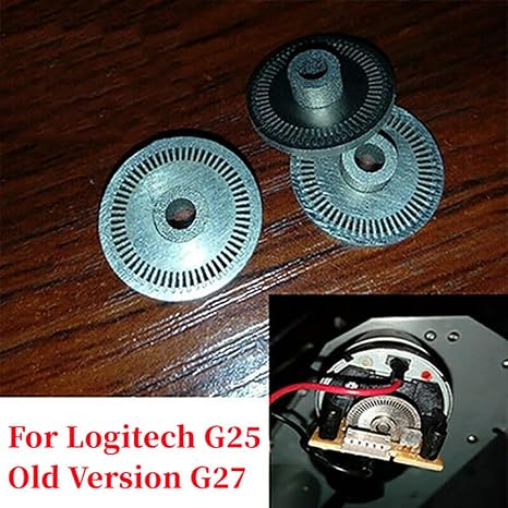 XBERSTAR Replacement 60 Slot Steering Wheel Optical Encoder for Logitech G25/old G27 GT5 Wheel Optical Encoder (StainlessSteel)