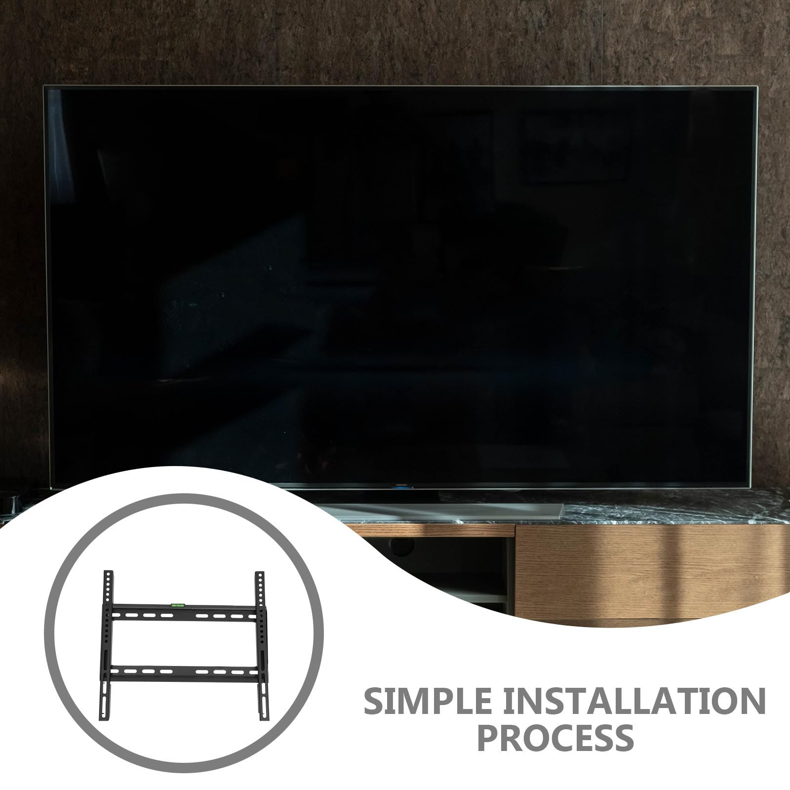 Soporte de Pared para TV de 26 a 63 Pulgadas de Hierro Negro
