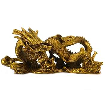 銅製開運 五爪風水龍王座像 （人間の姿）新品 激安価額 開運風水龍置物SL073 Amazon.co.jp: 風水 龍の置物 五本爪 龍 置物 置き物 風水グッズ