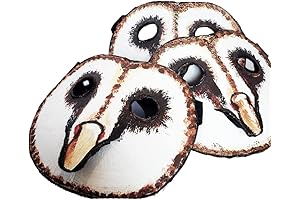 Barn Owl Masquerade Mask: The Perfect Accessory for Adults Seeking an Unforgettable Costume