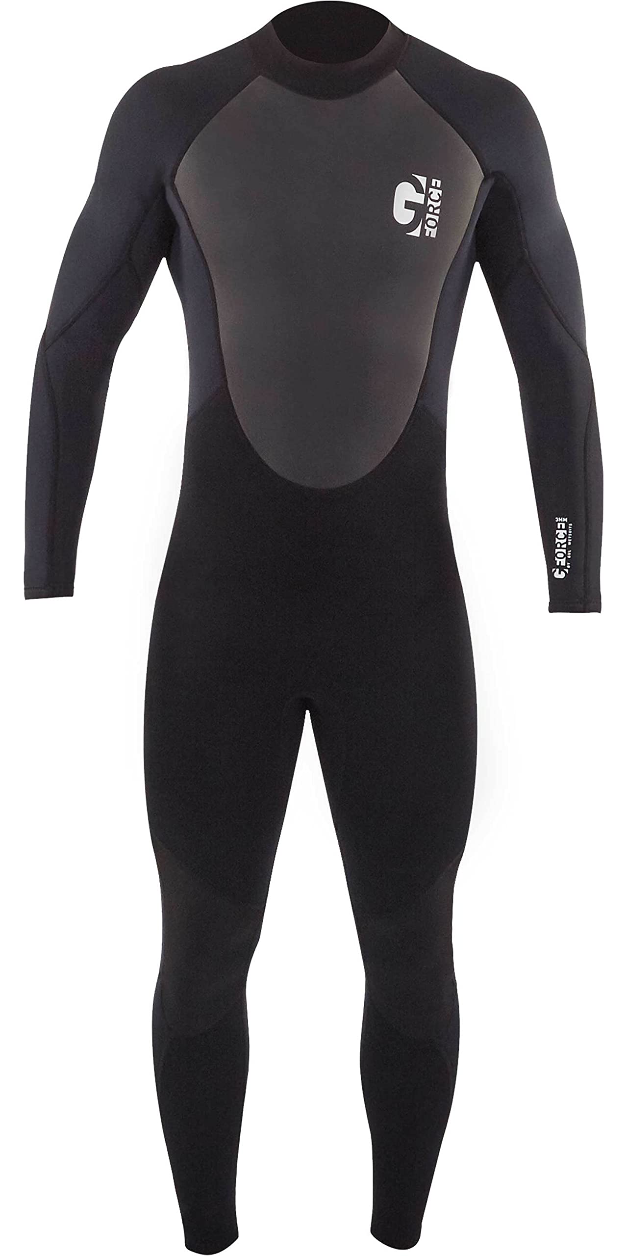 Gul G-Force Junior Boys - Traje de Neopreno Plano de 3 mm, Color Negro, fácil Estiramiento, 80% Paneles D-Flex para Mayor Durabilidad