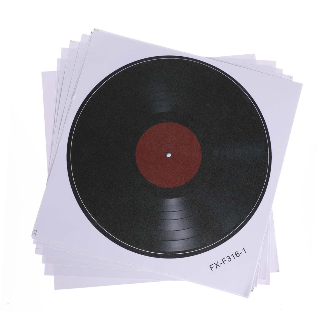 Autocollants muraux disques vinyle adhésifs faciles à poser pour relooker un bureau