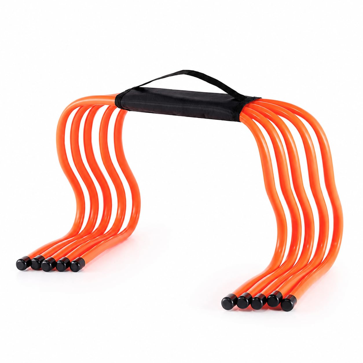 Mickey Tree Basketball Cone Marker Bucket Pole Obstacle Pile Ice Cream Cone Football Training Auxiliary Equipment Disc [Hurdle 30cm] 5 Pieces (Comes with Handle)-image-35