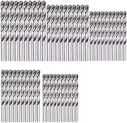 JOGO COM 50 BROCAS ACO RAPIDO 1, 1,5, 2, 2,5 E 3 MM