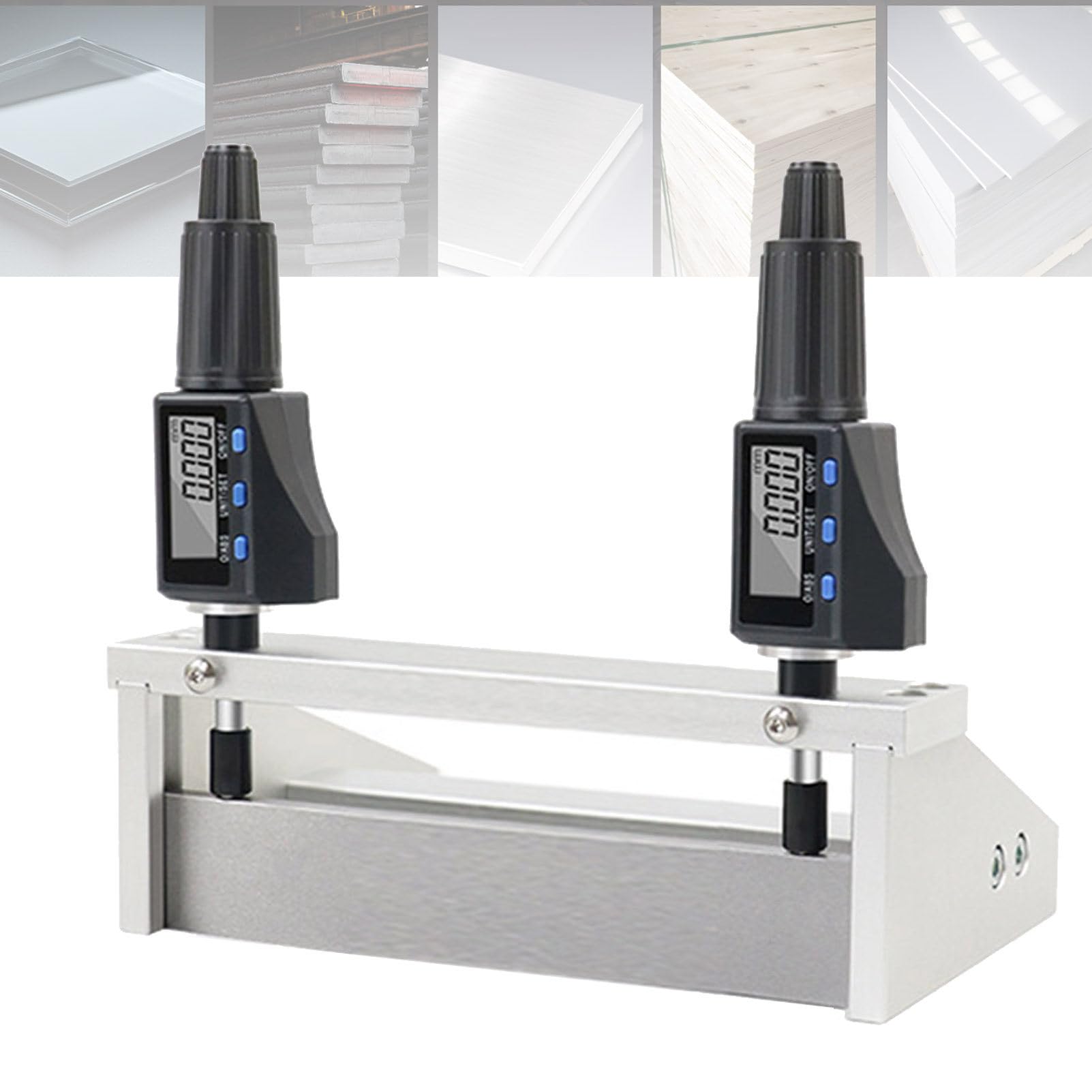 Aplicador de película ajustable con micrómetro digital para revestimiento de alta precisión en pintura, tinta, cosméticos y aplicaciones de laboratorio