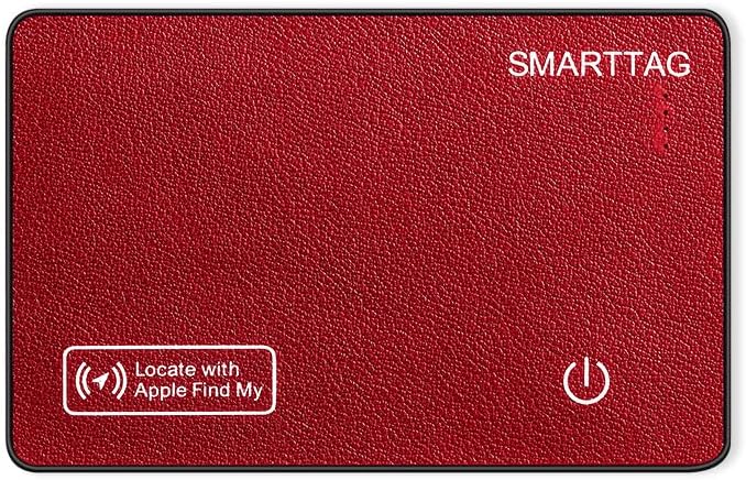 Wallet Tracker Card for Apple Find My (iOS Only) Compatible Smart Wallet Air Tag Tracking for Keys Luggage Anti-Loss Finder Tag Air Tags Card (Blue1 Stripe/1PC)