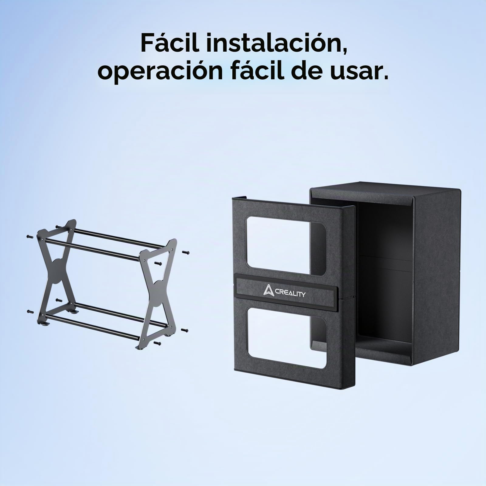 Creality Caja de almacenamiento de filamentos, secador de filamentos 3D con cierre magnético, resistente a la humedad y a prueba de humedad, gran capacidad, fácil acceso