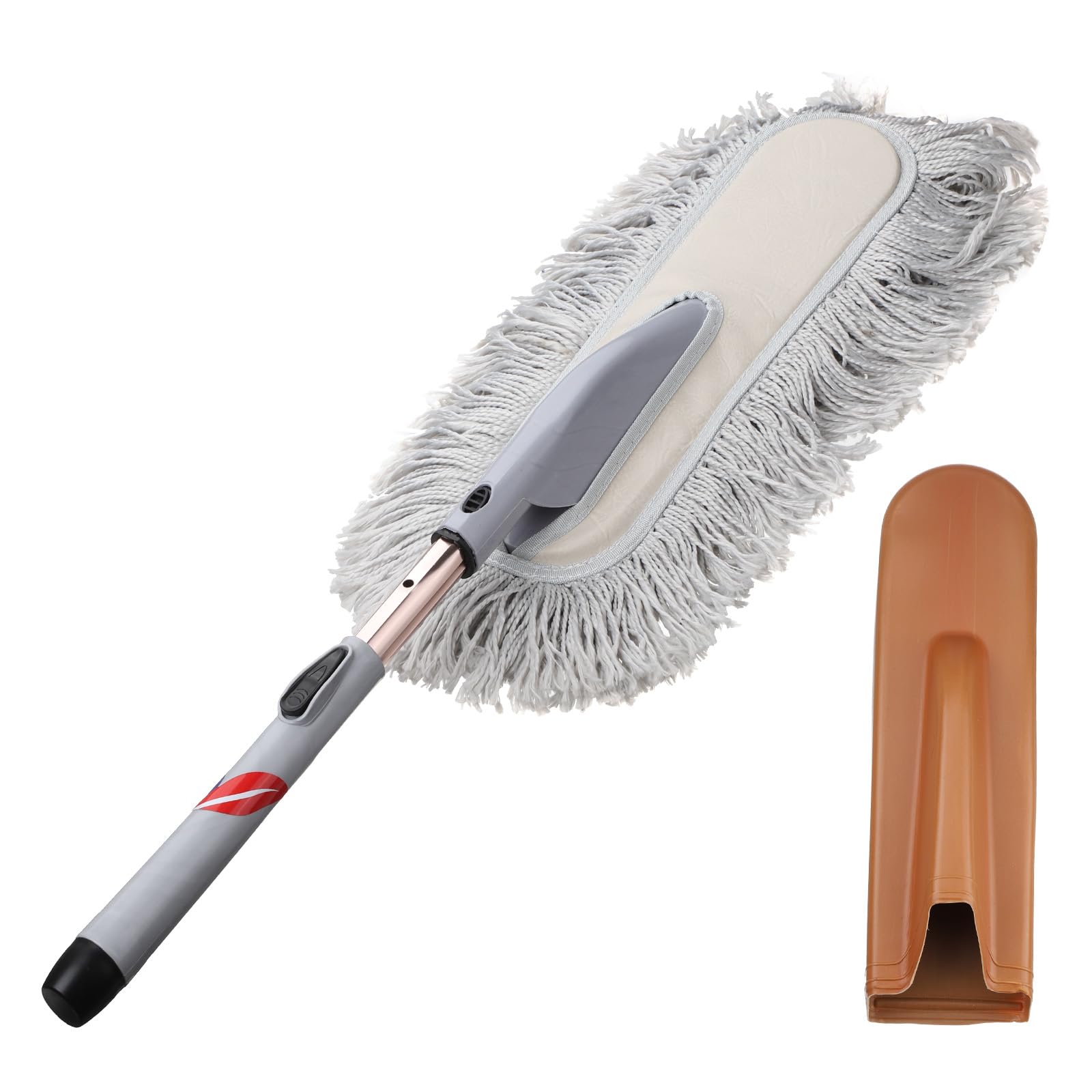 sourcing map Brosse de nettoyage extérieure anti-rayures pour voiture, outil de nettoyage de voiture souple haute densité avec poignée rétractable pour voiture, SUV, camion, moto, nettoyage de la