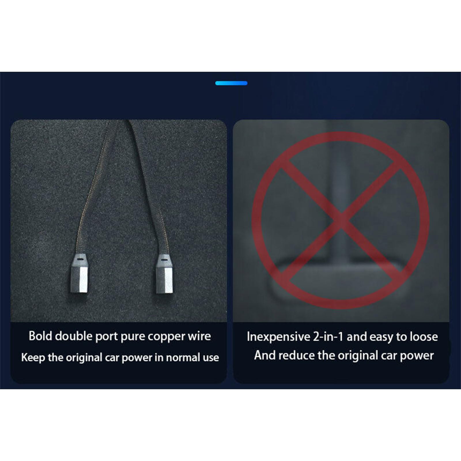 Estación de acoplamiento USB de consola central divisor sensor inteligente adaptador de carga rápida accesorios adecuados para acoplamiento de concentrador Y, cargador interior rápido