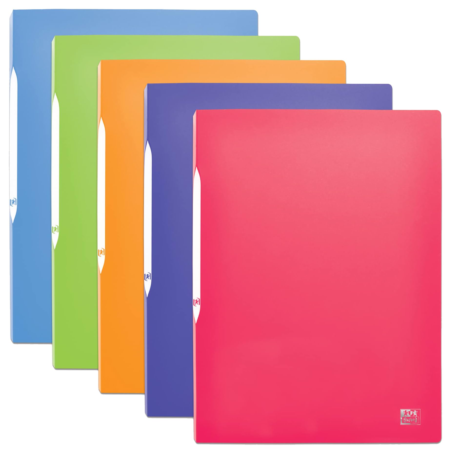 OXFORD Stand'Up A4, 100 viste / 50 buste in polipro, traslucido, colori assortiti