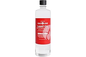Gas One Liquid Paraffin Oil (32 oz) - For Oil Lamps, Lanterns, Tiki Torches