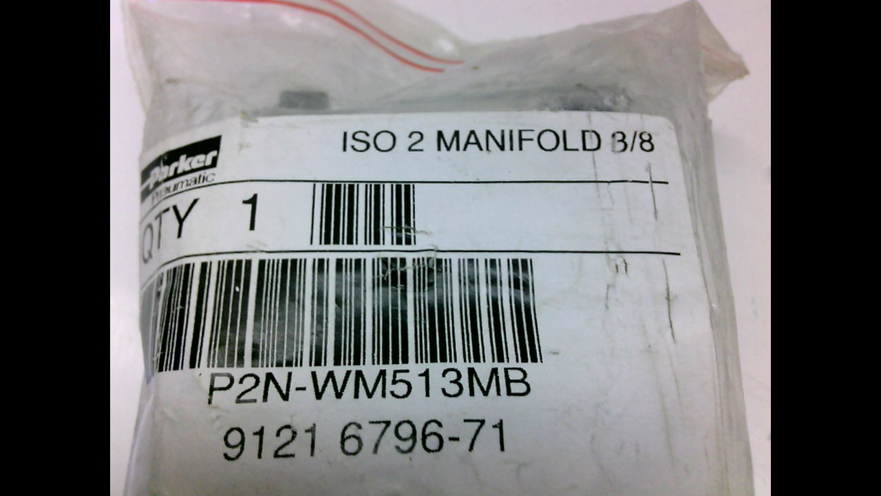 Parker P2n-Wm513mb Iso Manifold 3/8