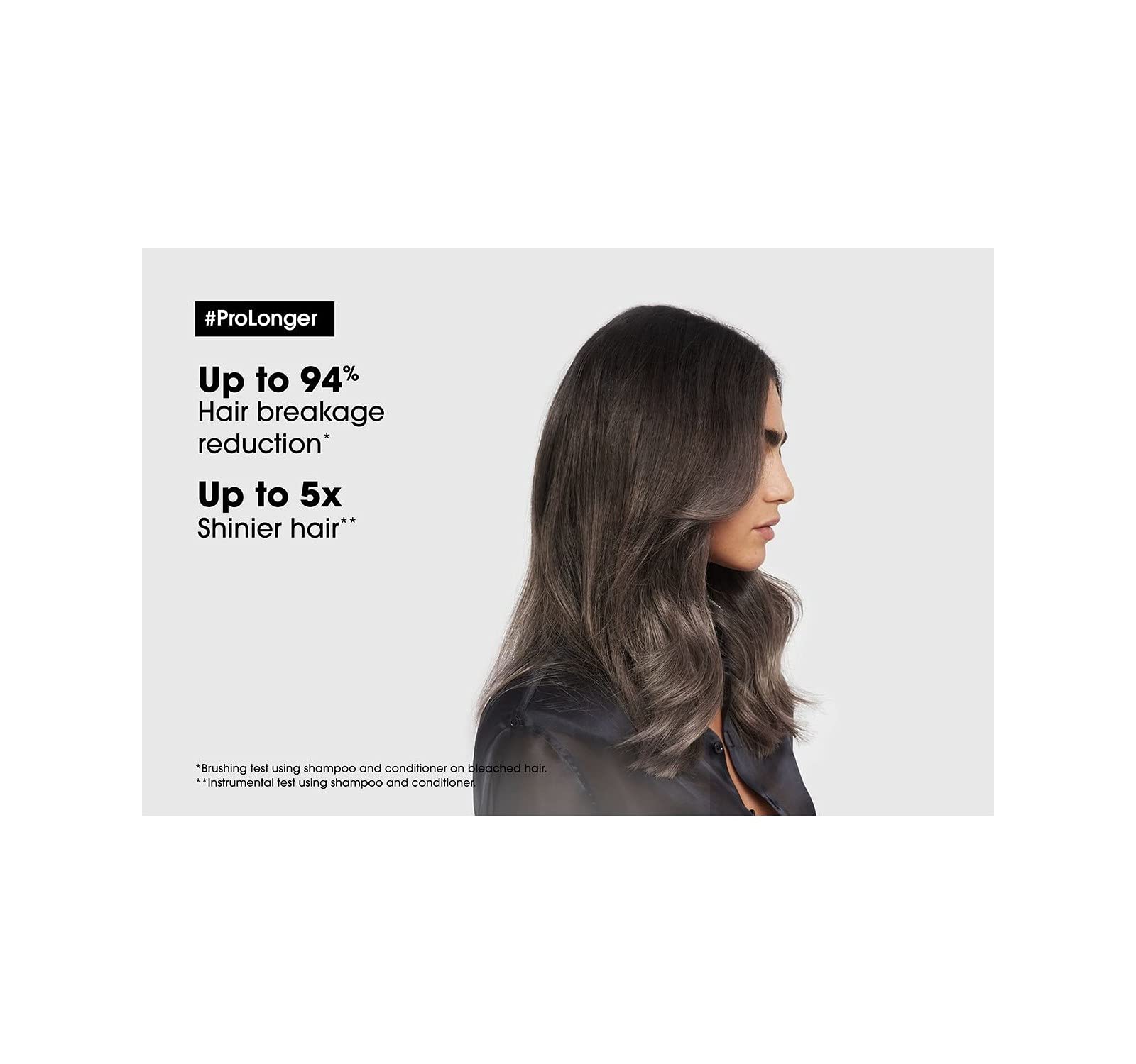 L'Oréal Professionnel, Shampoing Rénovateur de Longueurs, Cheveux Longs & Cassants, Pointes Abîmées & Fourchues, Hydrate, Renforce & Protège la Fibre contre la Casse, Pro Longer, Serie Expert