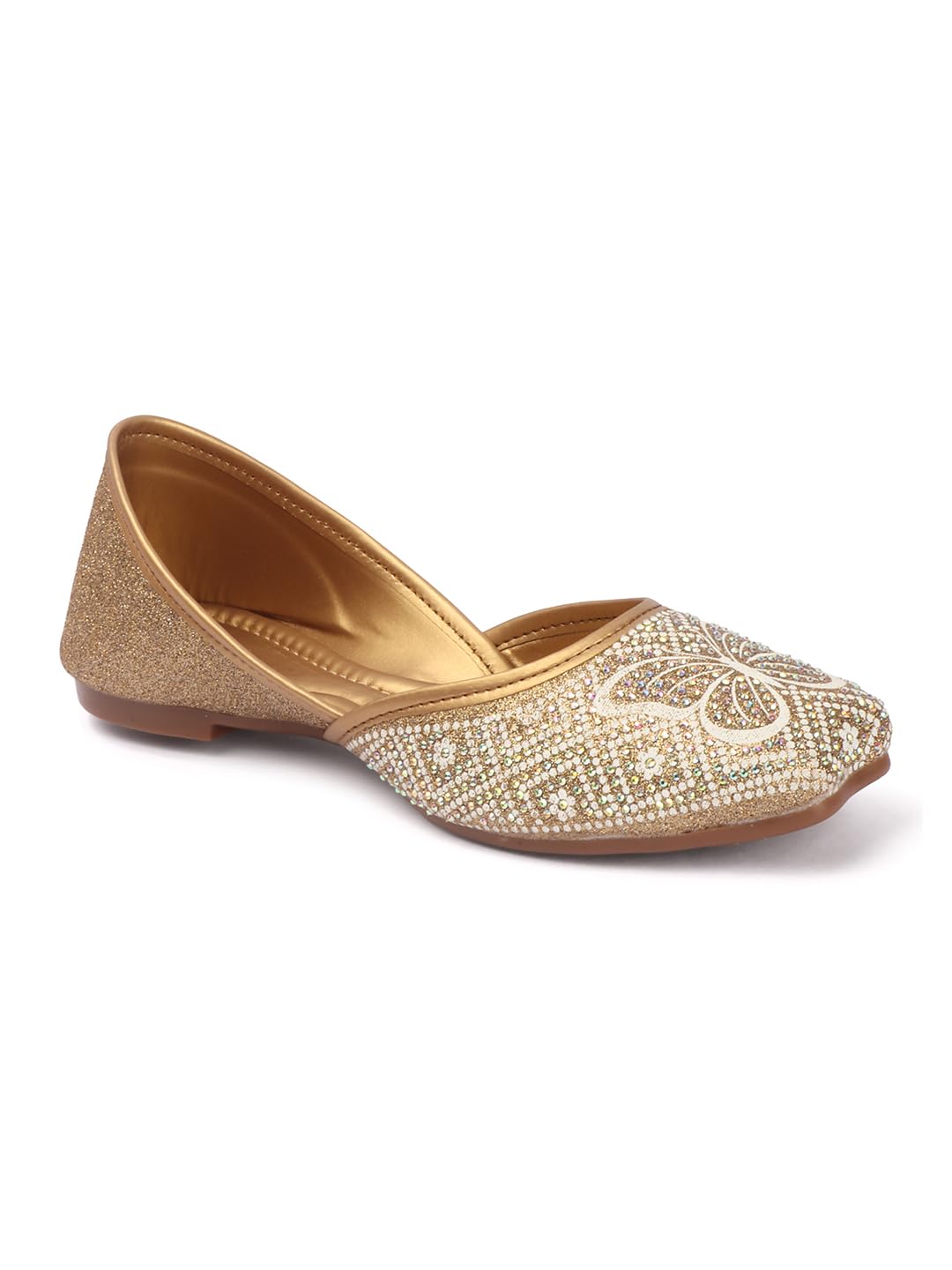 Elegant Textured Mojarie for Women with Soft Comfort Sole, Everyday Casual Wear Slip-On Jutti for Stylish Modern Look-image-4