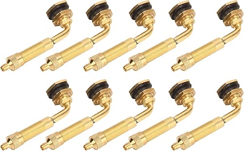 Miniatura 6 de Earthmover - Vástago de válvula de neumático, vástago de válvula de rueda, sin fugas, gran diámetro de cobre, rendimiento estable de 60 a 3.150 in,