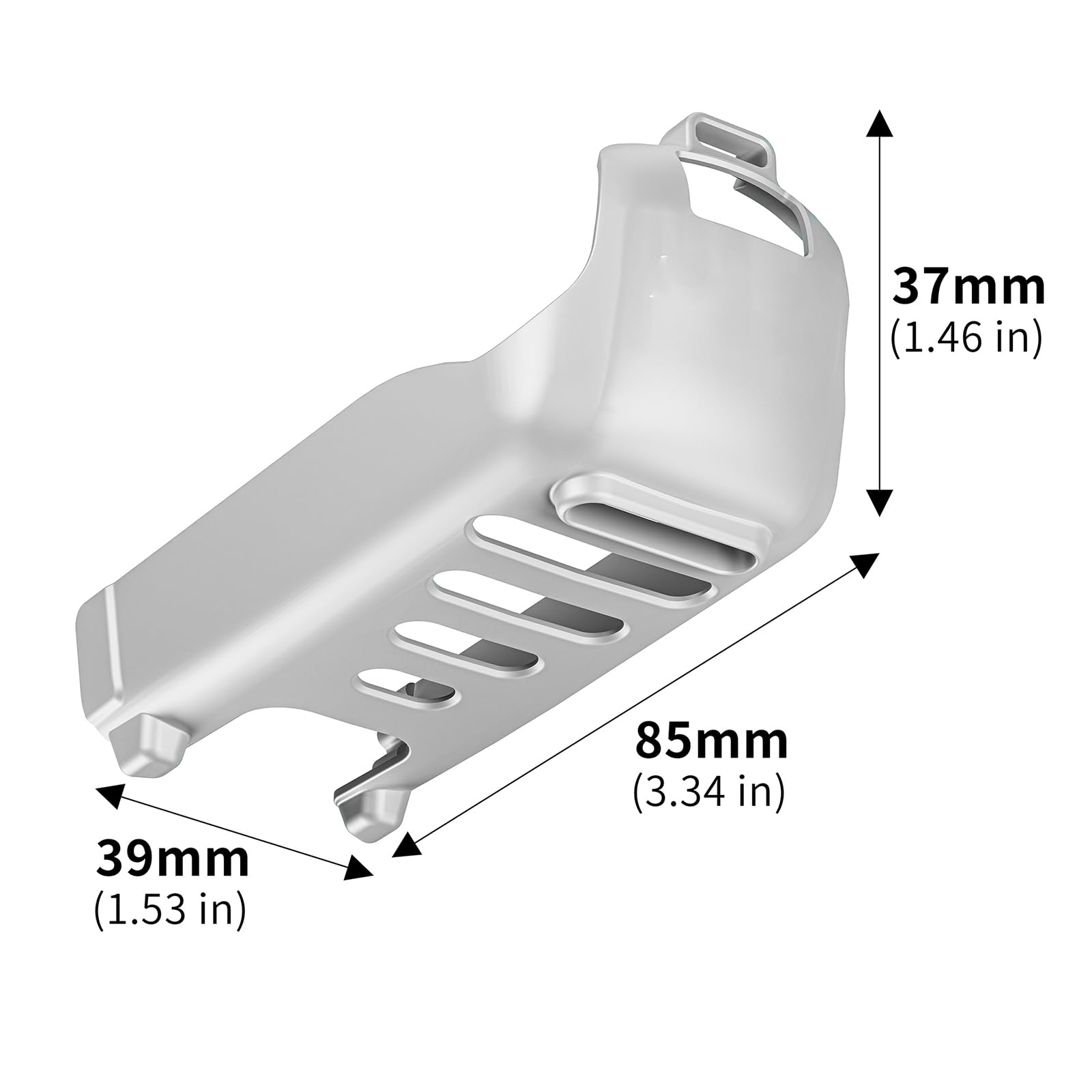 Battery Protector Cover Heightening 5mm Landing Gear 2-in-1 Replacement for DJI Neo Drone Safe Landing Accessories (Orange)