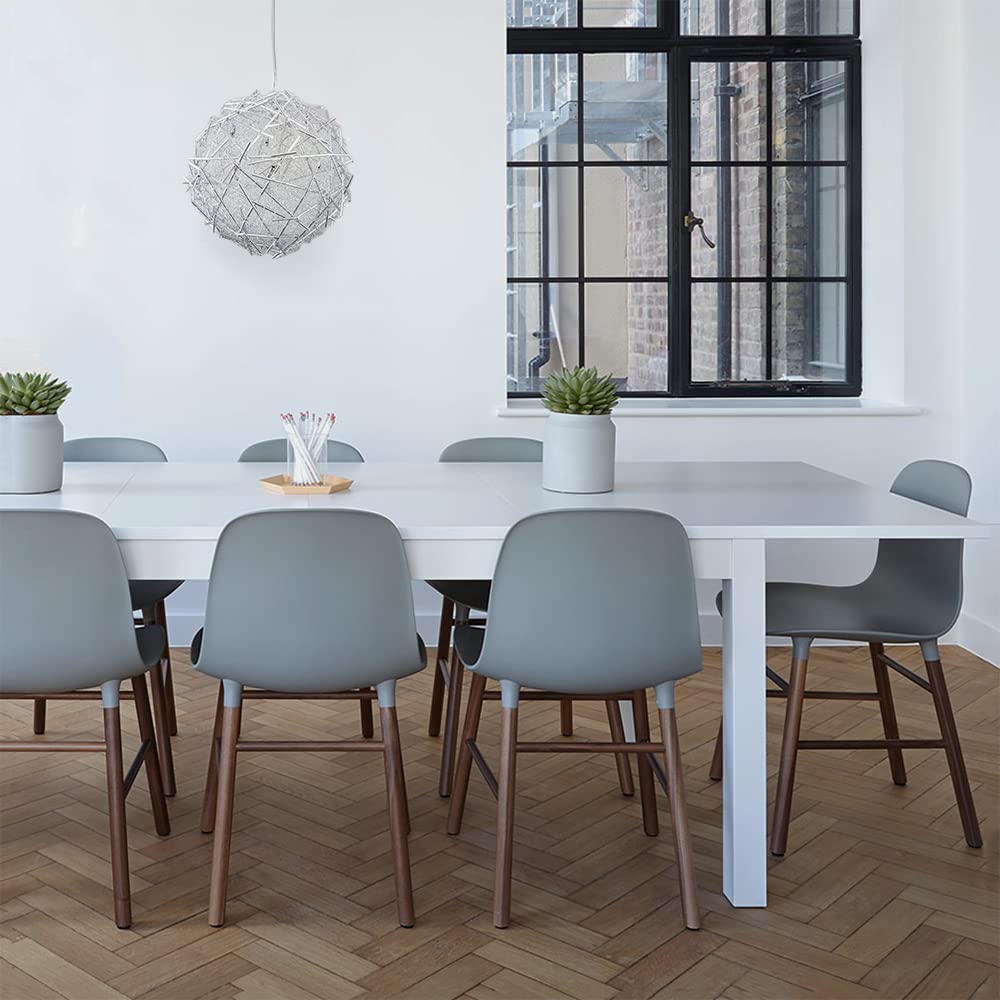 Dapo Moderne Decken-Pendel-Kugel-Leuchte Elektra D38 cm Aluleuchte Esszimmer-Hänge-Deko-Lampe
