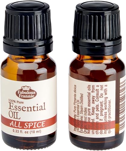 Miniatura 2 de Fabulous Frannie Aceite esencial All Spice 100% puro, sin diluir, 0.3 fl oz (paquete de 1)