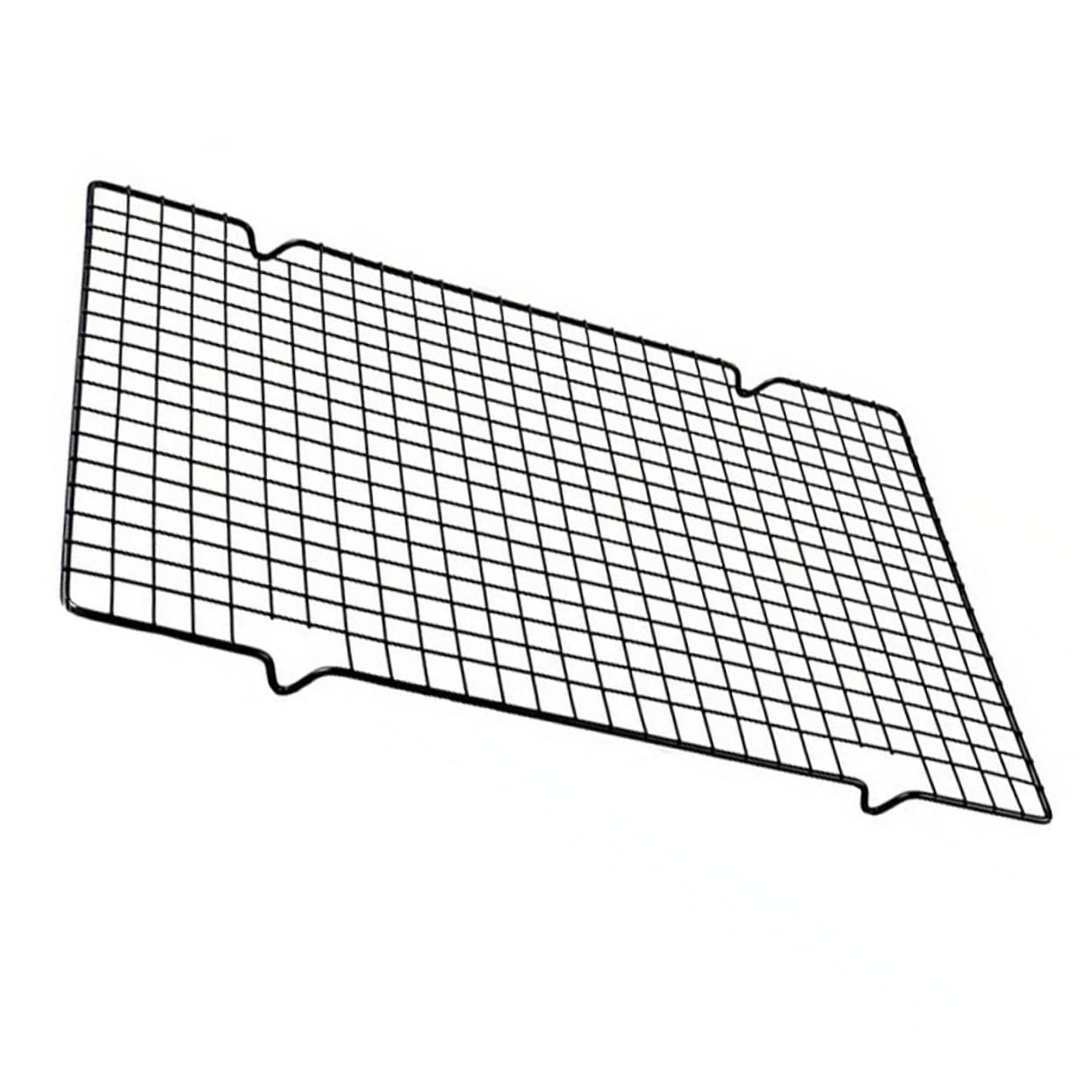 HANABASS Barbecue Net Rack Durable Iron Cooling Grate for Outdoor Grilling Baking Non Stick Design for Cakes Bread Cookies and Vegetables Versatile Cooking Tool Generous