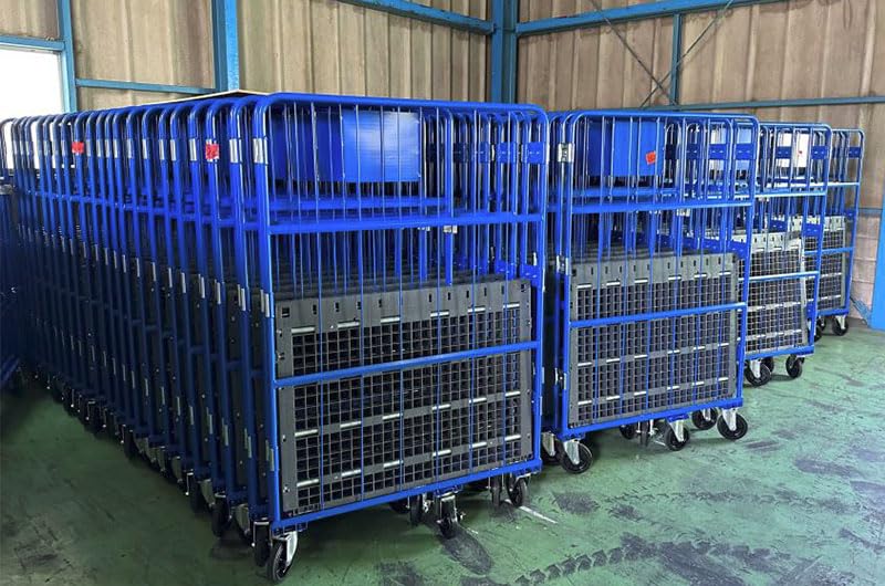 Amazon.co.jp: TS折り畳みカゴ台車 大型 折りたたみ 1100×800 Amazon.co.jp: TS折り畳みカゴ台車 大型 折りたたみ 1100×800