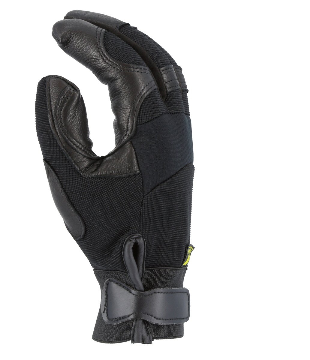 Blackhawk Winter Lined Black Deerskin Leather Gloves with