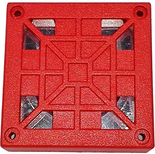 Wheelock 31T-115-R Horn, Red Textured Finish, Resonant Grille Design, Screw Terminal Inputs, Indoor or Outdoor Mounting, Vandal Resistant, 115 vac