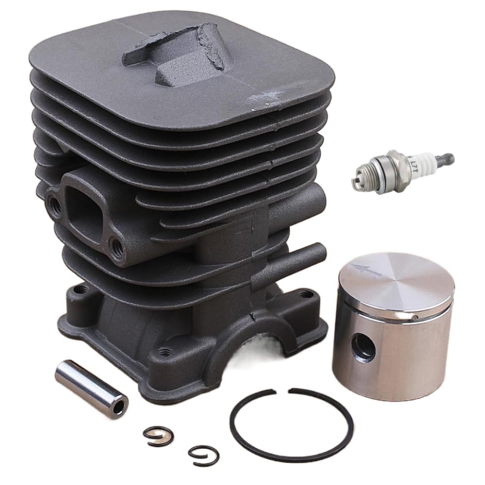 de segmento de pistón con un espacio de 35 mm compatible con 124L 125R Las piezas de reemplazo se adaptan a la cortacésped del césped
