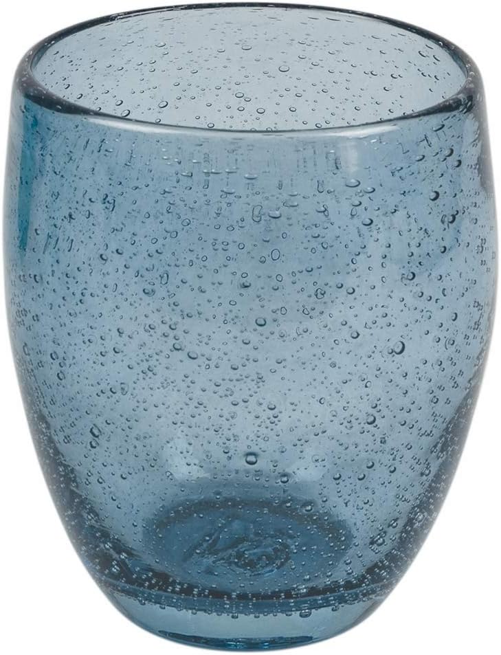 Villa d’Este Home Tivoli Acapulco Marea Set of 6 Water Glasses 300 ml in Blown Glass Paste