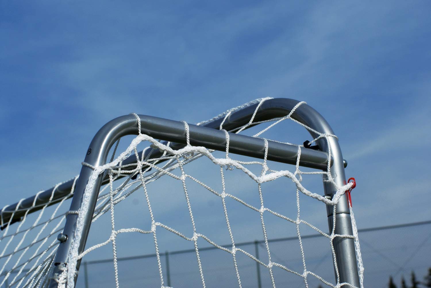 Portería de fútbol de Acero POWERSHOT de 3 x 2 m. ¡Alta Resistencia! Puede instalarse Durante Todo el año en su parcela.