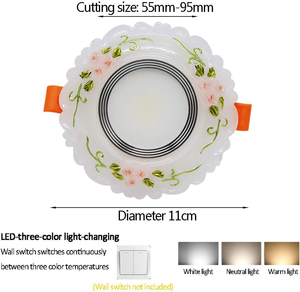 European 4 Inch 3CCT LED Can Lights 10 Pack, Retrofit Led Recessed Lighting, Baffle Trim, Dimmable 3000K/4000K/6000K Selectable,Simple Retrofit Installation - No Flicker