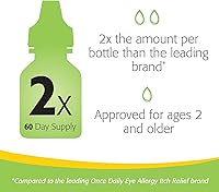 Vista 3 de Lastacaft Once Daily Eye Allergy - Gotas para aliviar la picazón, 0.17 fl oz (0.2 fl oz), 1 unidad