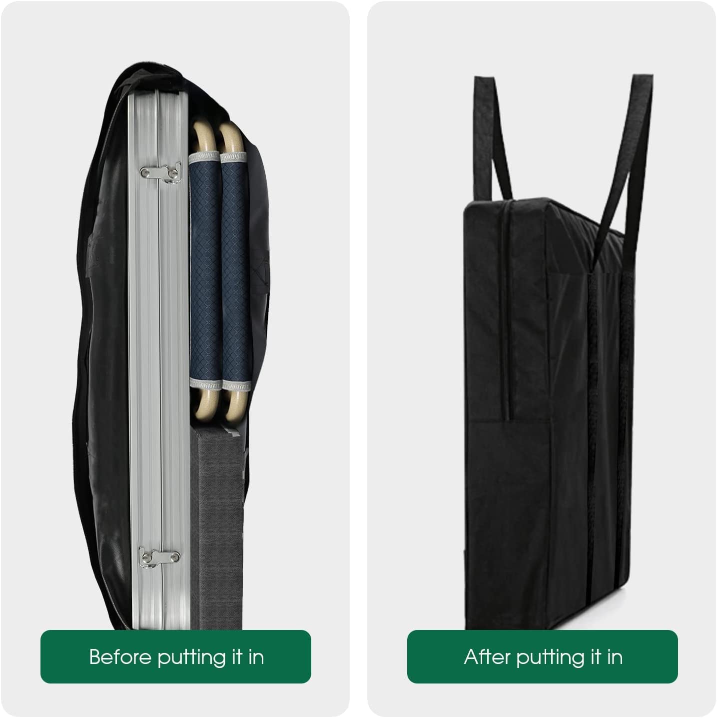 Borsa pieghevole per tavolo da campeggio impermeabile Oxford 500D 125 x 13 x 78