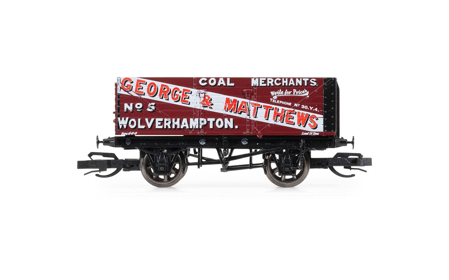 Hornby TT:120 Modelleisenbahn TT6001 7 Plank Wagon 'George and Matthews' No.5 - Era 2 Wagons and Wagon Packs